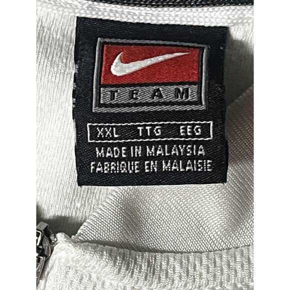 Los Angeles Lakers Shirt Mens 2XL White Purple Gold NBA Basketball Nike Half Zip - Picture 5 of 16